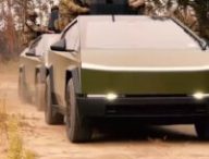 Deux autres Cybertruck dans l'armée Tchétchène // Source : Extrait vidéo de Ramzan Kadyrov Deux autres Cybertruck dans l'armée Tchétchène // Source : Extrait vidéo de Ramzan Kadyrov