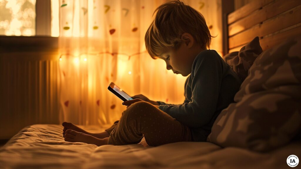 Avec le contrôle parental, les enfants découvrent le web sans risque // Source : image générée par IA via Midjourney Avec le contrôle parental, les enfants découvrent le web sans risque // Source : image générée par IA via Midjourney