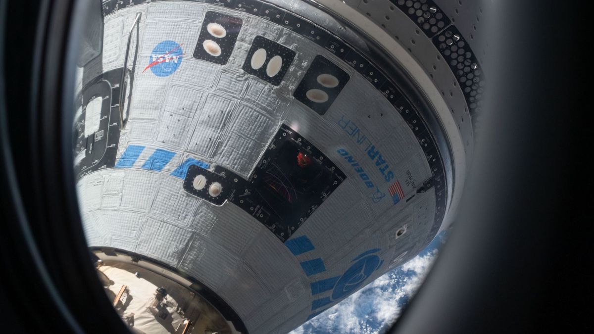 Starliner. // Source : Flickr/CC/Nasa Johnson (photo recadrée) Starliner. // Source : Flickr/CC/Nasa Johnson (photo recadrée)