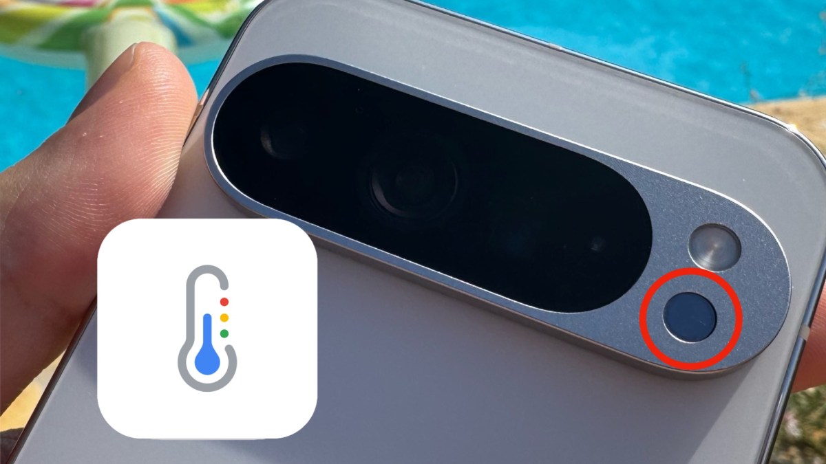 L'application Google Pixel Thermomètre. // Source : Numerama L'application Google Pixel Thermomètre. // Source : Numerama