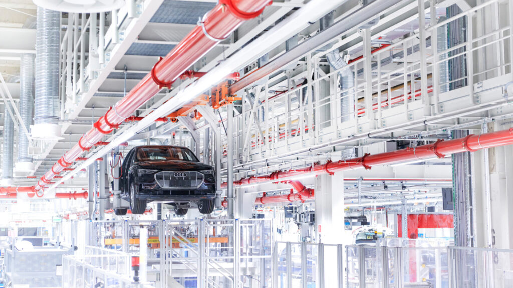 Usine Audi de Bruxelles // Source : Audi Usine Audi de Bruxelles // Source : Audi