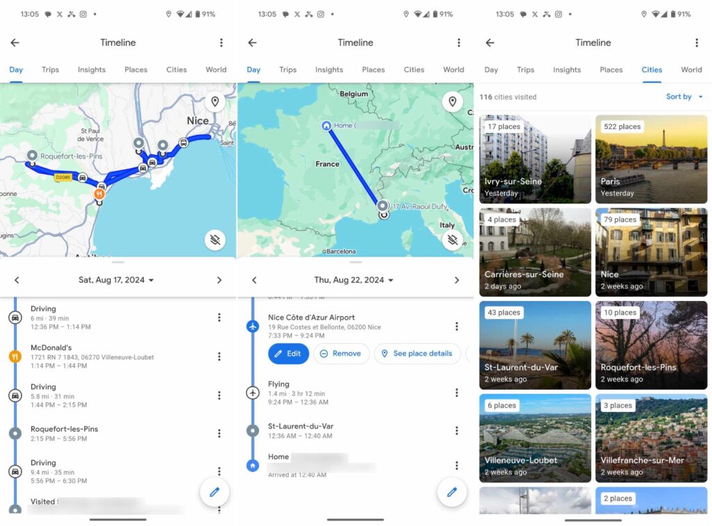 L'interface de Vos Trajets sur smartphone. L'interface de Vos Trajets sur smartphone.
