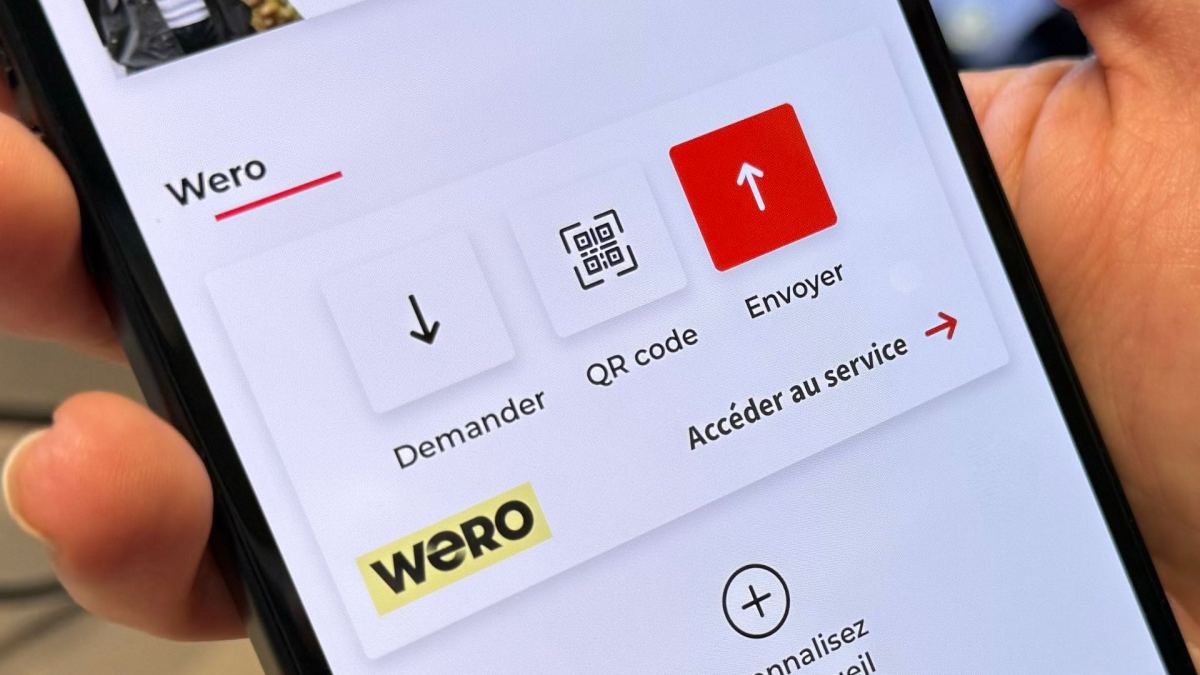 Wero dans l'application Société Générale. // Source : Numerama Wero dans l'application Société Générale. // Source : Numerama