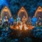 Le petit village des Loups Garous, créé pour l'occasion // Source : Canal+ Le petit village des Loups Garous, créé pour l'occasion // Source : Canal+