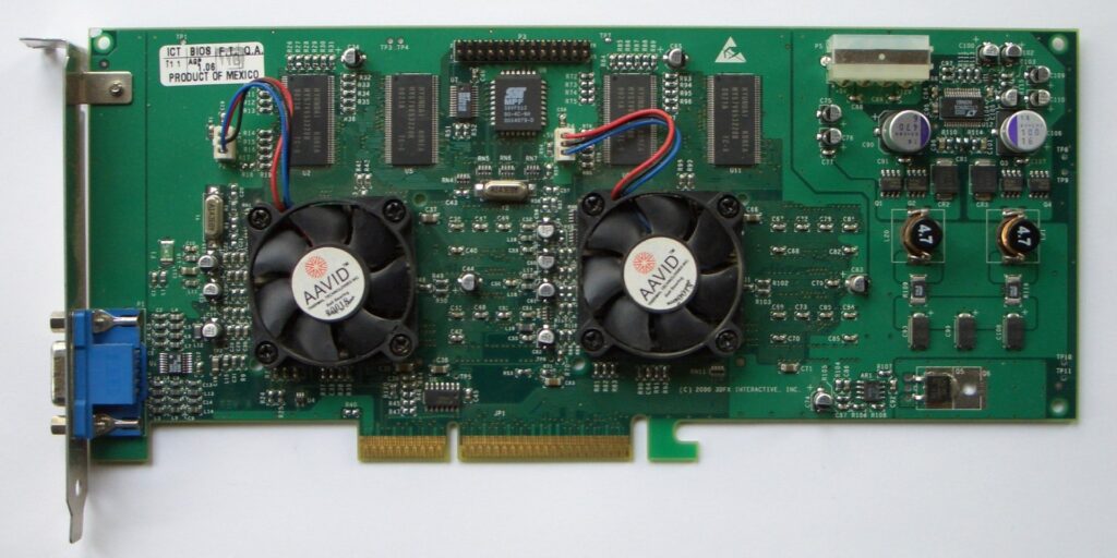 La Voodoo 5500 de 3dfx // Source : Wikipédia La Voodoo 5500 de 3dfx // Source : Wikipédia