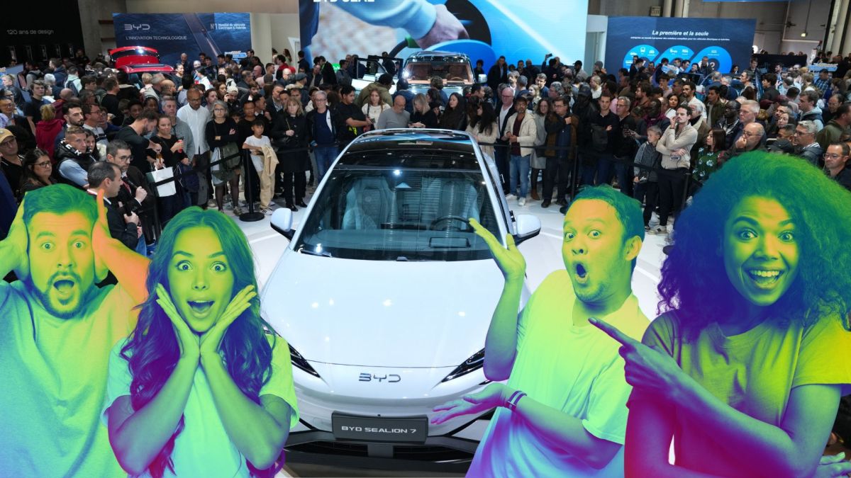 BYD a fait le plein le WE du Mondial de Paris // Source : BYD BYD a fait le plein le WE du Mondial de Paris // Source : BYD