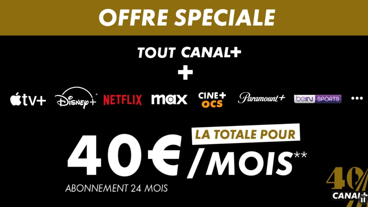 Canal+ 40 ans // Source : Canal+ Canal+ 40 ans // Source : Canal+