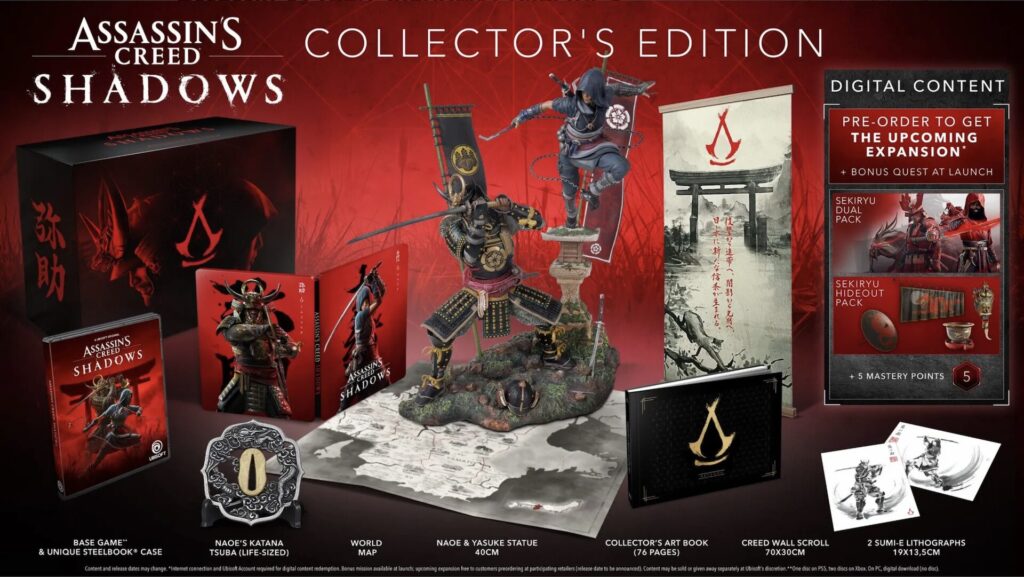 L'édition collector d'Assassin's Creed Shadows // Source : Ubisoft L'édition collector d'Assassin's Creed Shadows // Source : Ubisoft