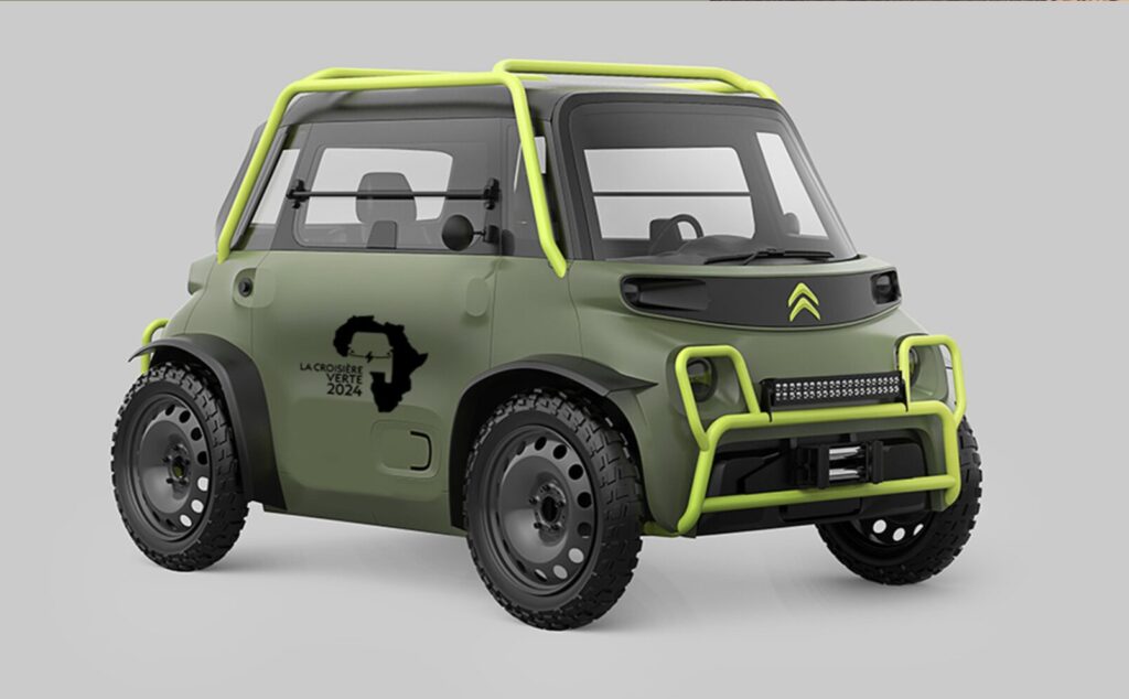 La version Croisière Verte de la Citroën Ami // Source : Croisière Verte La version Croisière Verte de la Citroën Ami // Source : Croisière Verte
