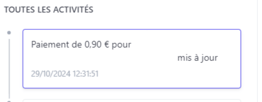 Le prélèvement de 90 centimes sur le compte bancaire. // Source : Zojo Le prélèvement de 90 centimes sur le compte bancaire. // Source : Zojo
