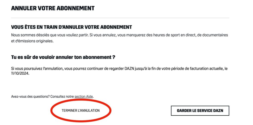 DAZN // Source : Numerama DAZN // Source : Numerama