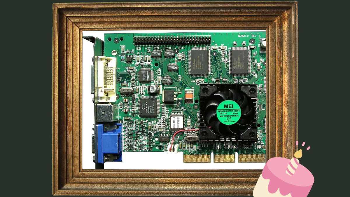 La Nvidia GeForce 256 // Source : Montage Numerama La Nvidia GeForce 256 // Source : Montage Numerama