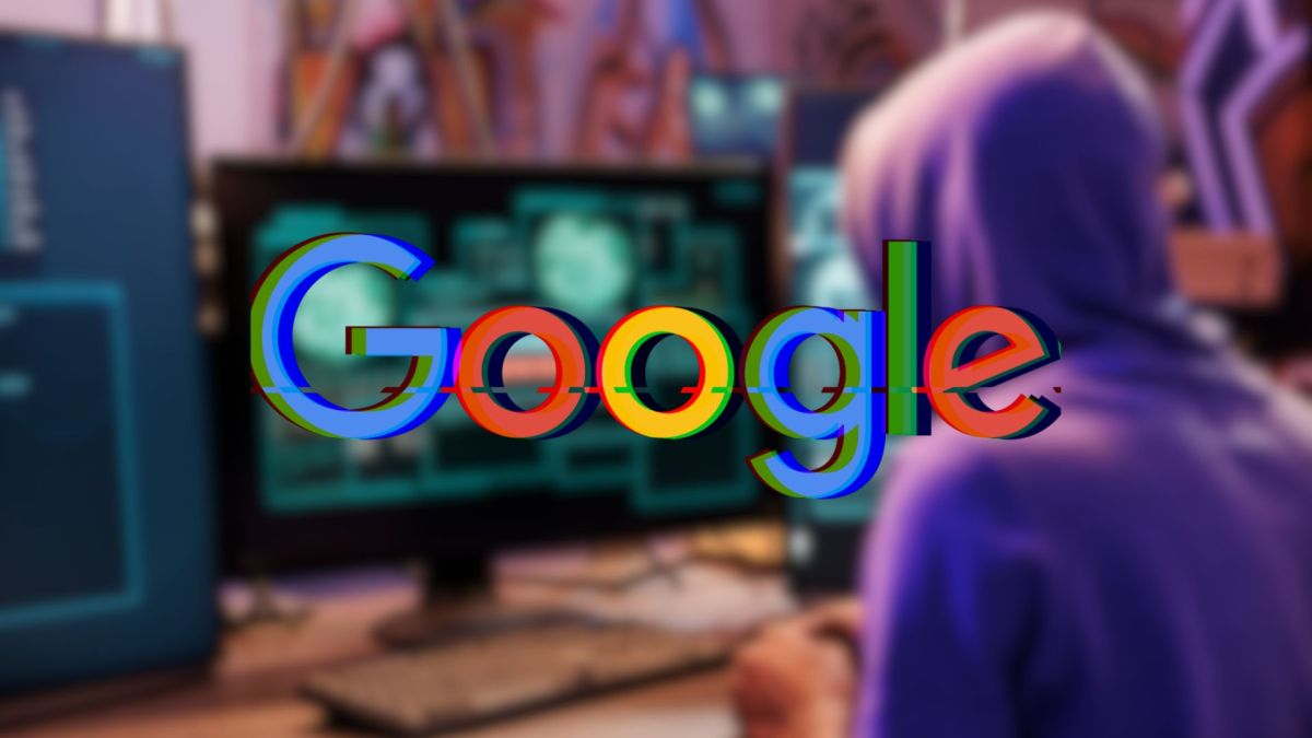 Le logo de Google modifié // Source : Montage Numerama Le logo de Google modifié // Source : Montage Numerama