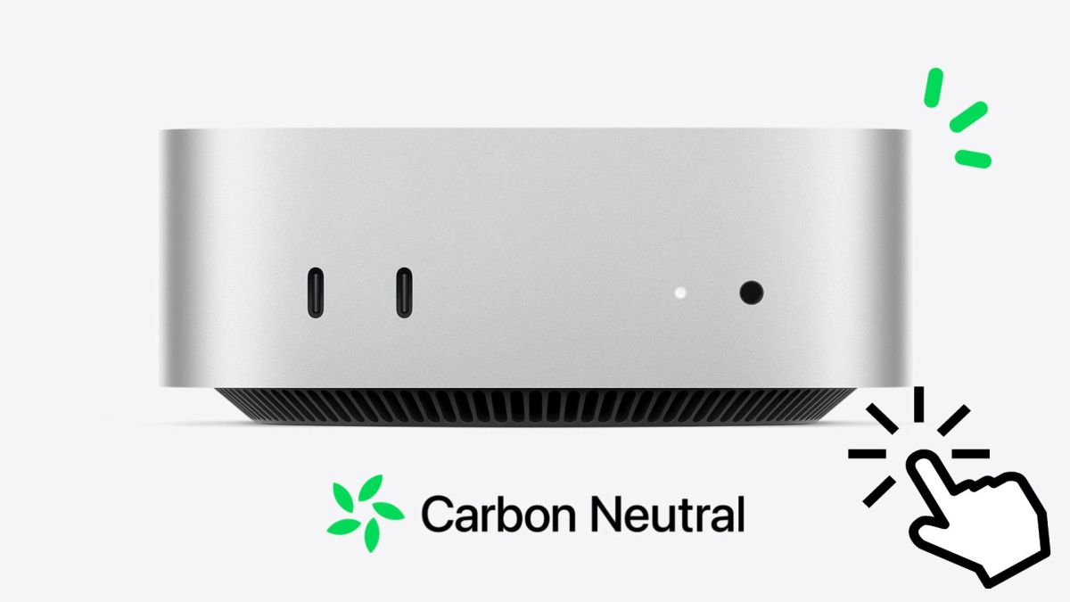 Apple revendique que son Mac mini est « neutre en carbone » // Source : Apple Apple revendique que son Mac mini est « neutre en carbone » // Source : Apple