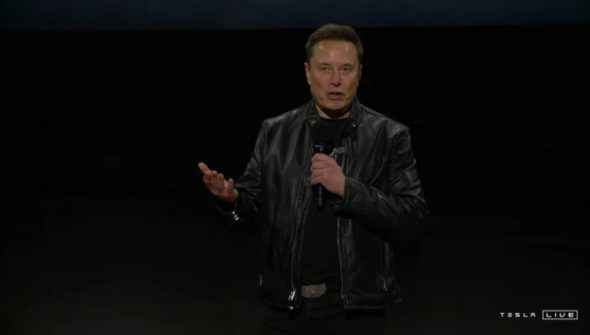 Elon Musk lors de la conférence We Robot Elon Musk lors de la conférence We Robot