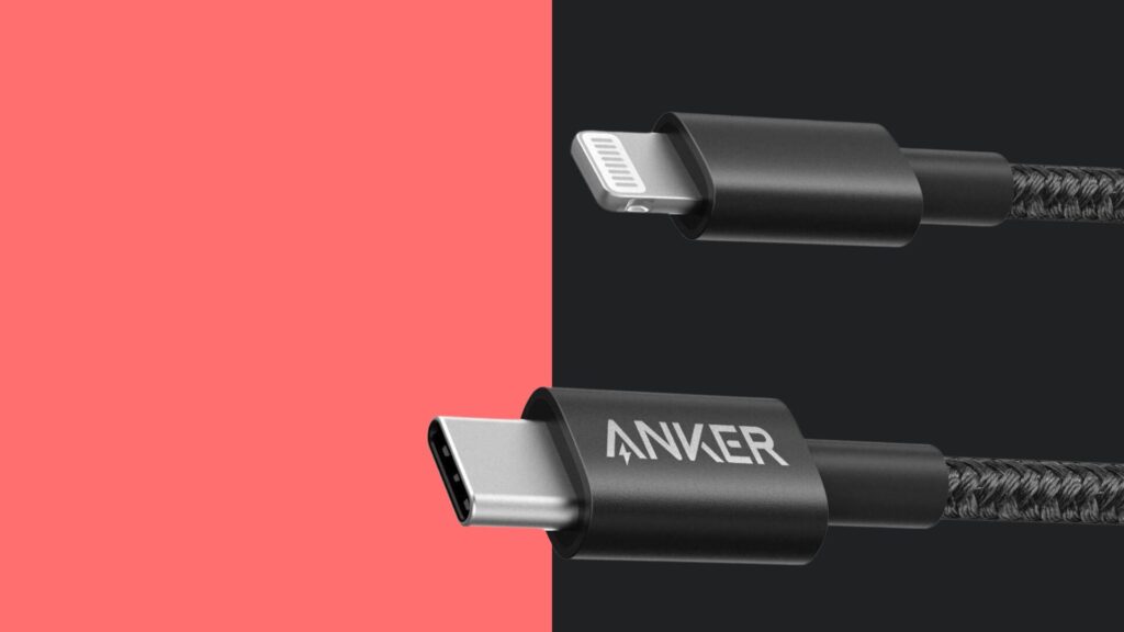 Câble tressé Anker USB C vers Lightning Câble tressé Anker USB C vers Lightning