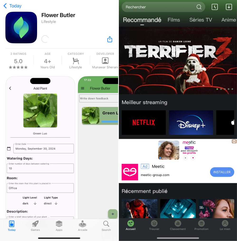 L'application Flower Butler intègre, elle aussi, le service pirate. L'application Flower Butler intègre, elle aussi, le service pirate.