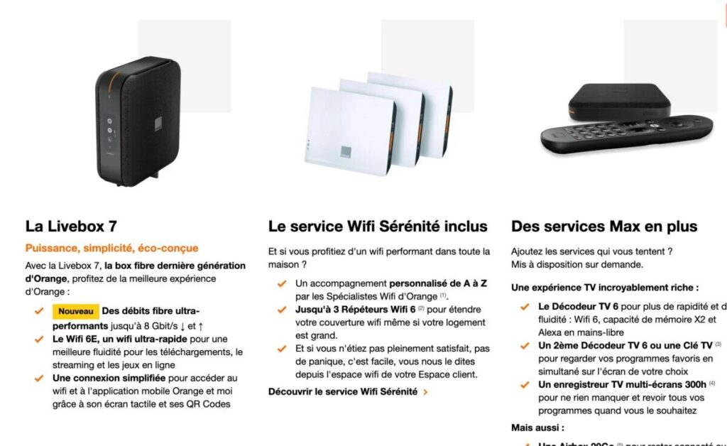 Les nouvelles offres d'Orange. Les nouvelles offres d'Orange.