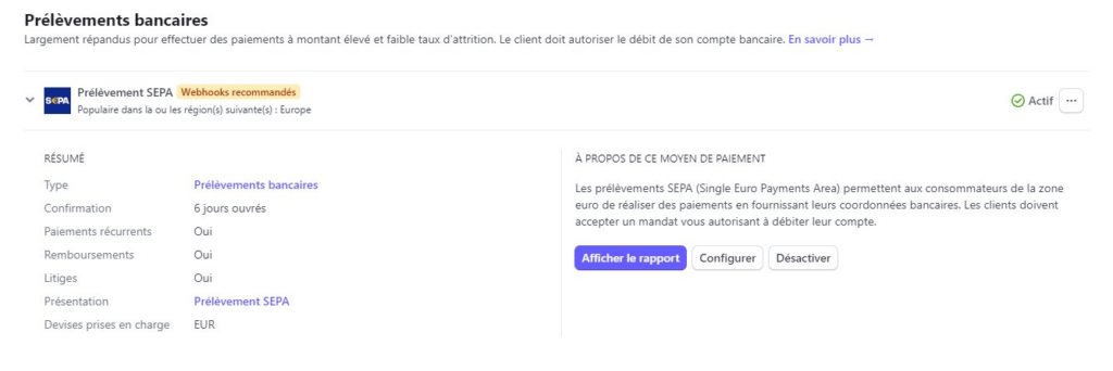 Délai de confirmation de 6 jours après le prélèvement sur Stripe Délai de confirmation de 6 jours après le prélèvement sur Stripe