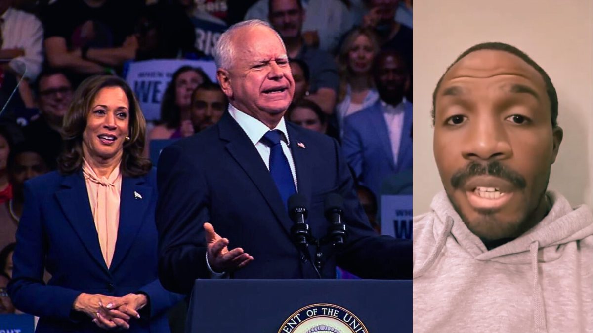 L'équipe de Kamala Harris et Tim Walz est ciblée par des fakes news. // Source : CNN L'équipe de Kamala Harris et Tim Walz est ciblée par des fakes news. // Source : CNN
