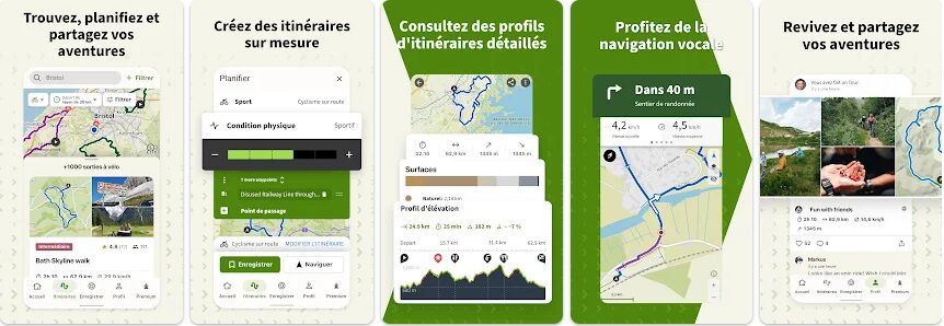 Komoot, pour la rando pédestre, mais pas seulement Komoot, pour la rando pédestre, mais pas seulement