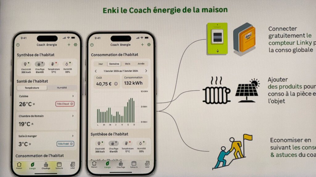 L'interface de l'onglet Énergie dans Enki. L'interface de l'onglet Énergie dans Enki.