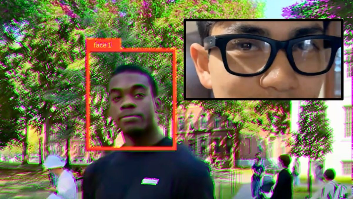 Des étudiants ont modifié les lunettes de Meta. // Source : X Des étudiants ont modifié les lunettes de Meta. // Source : X