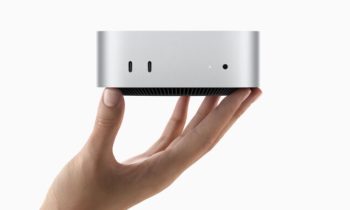Le Mac mini dans une main. // Source : Apple Le Mac mini dans une main. // Source : Apple