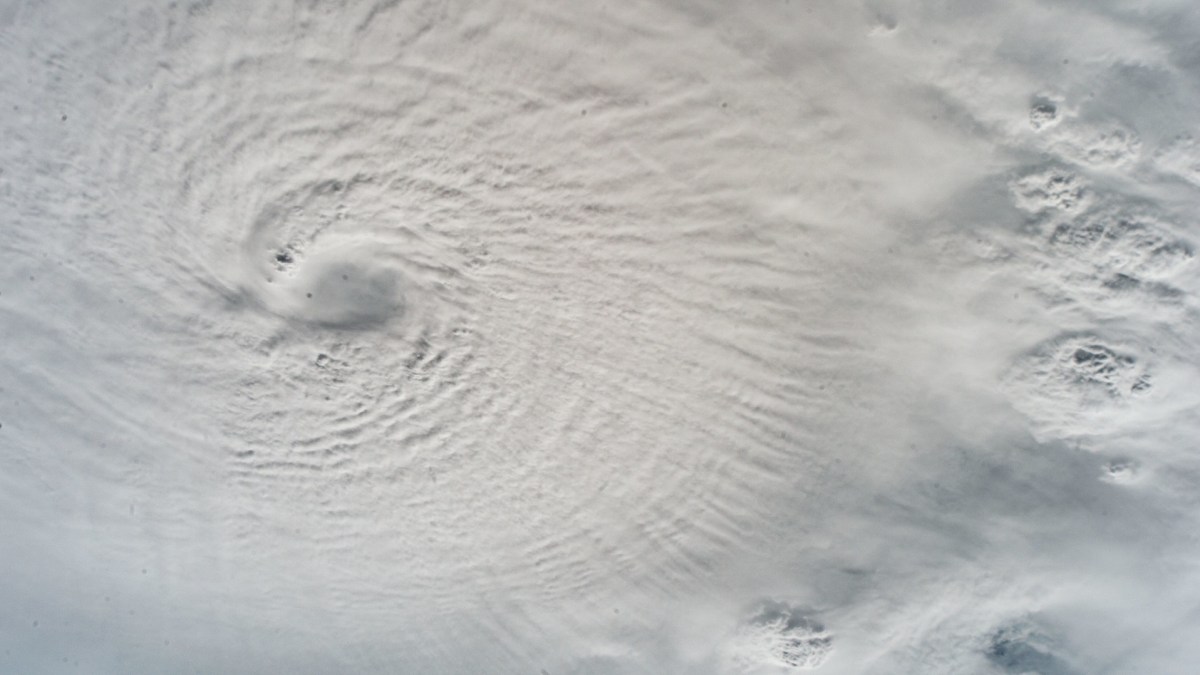 L'ouragan Milton vu depuis l'espace. // Source : NASA Johnson L'ouragan Milton vu depuis l'espace. // Source : NASA Johnson