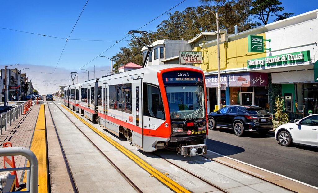 Une rame du métro de San Francisco // Source : SFMTA Une rame du métro de San Francisco // Source : SFMTA