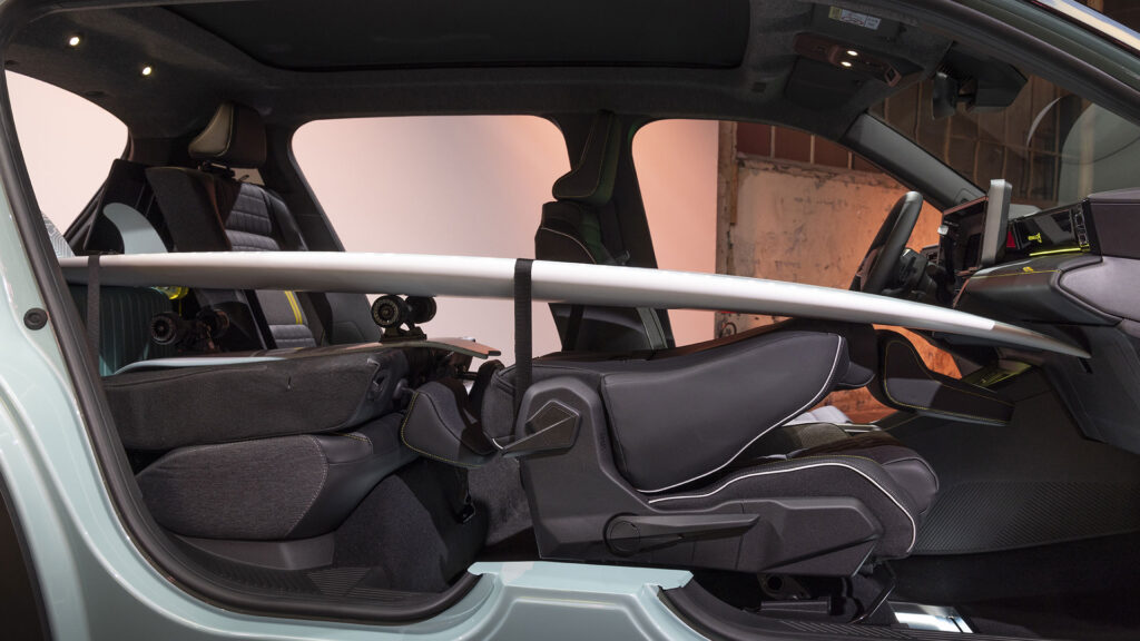 Modularité de la Renault 4 e-tech // Source : Renault Modularité de la Renault 4 e-tech // Source : Renault