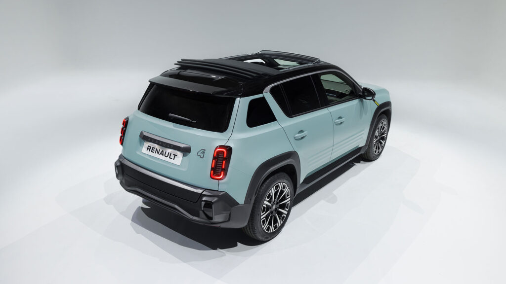 Toit ouvrant du Renault 4 e-tech // Source : Renault Toit ouvrant du Renault 4 e-tech // Source : Renault
