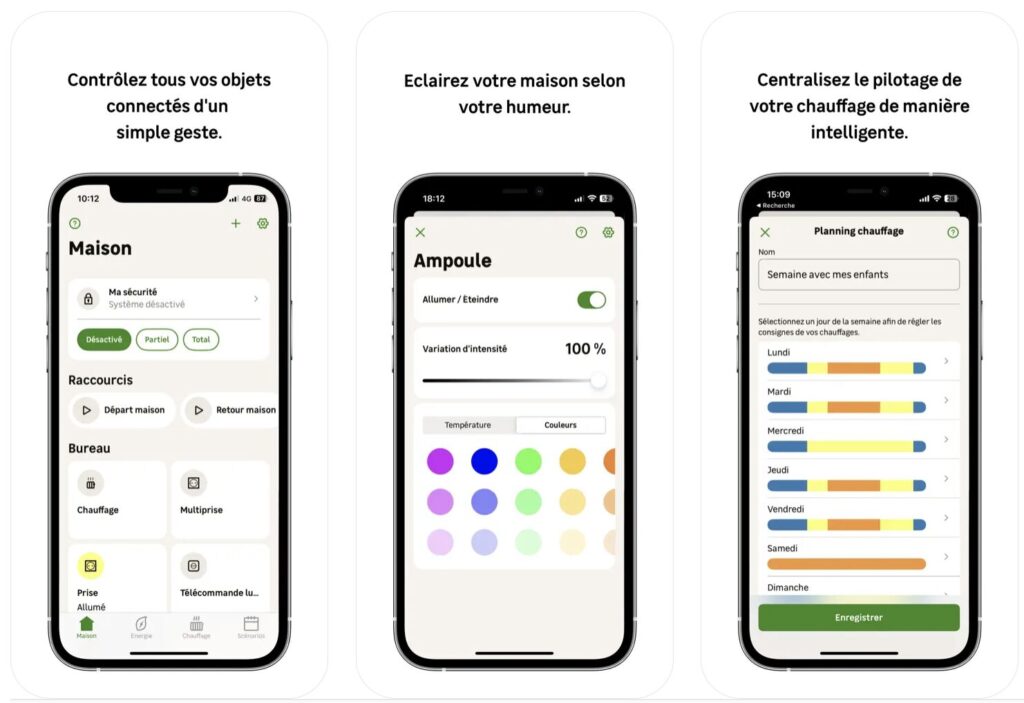 Leroy Merlin a grandement simplifié l'interface de son application, avec des menus très simples pour les débutants. Son application gère les particularités des radiateurs/chaudières français. Leroy Merlin a grandement simplifié l'interface de son application, avec des menus très simples pour les débutants. Son application gère les particularités des radiateurs/chaudières français.