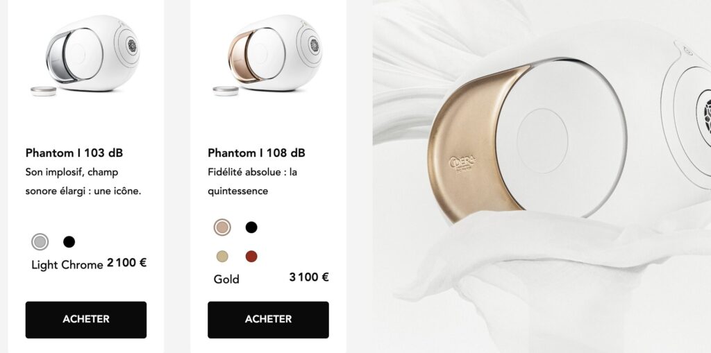 La Devialet Phantom I commence à 2 100 euros. La Devialet Phantom I commence à 2 100 euros.