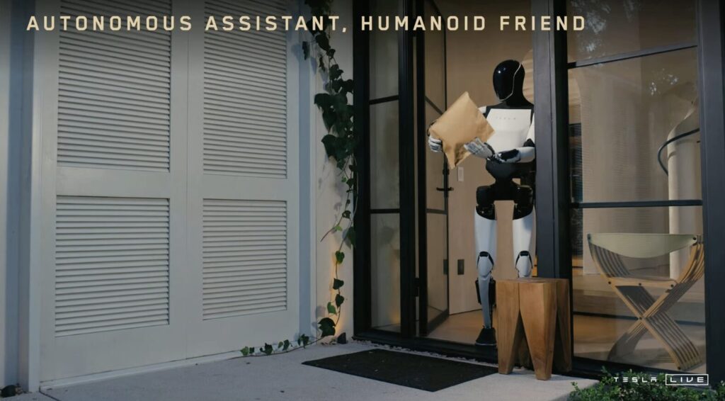 Le robot Optimus de Tesla Le robot Optimus de Tesla