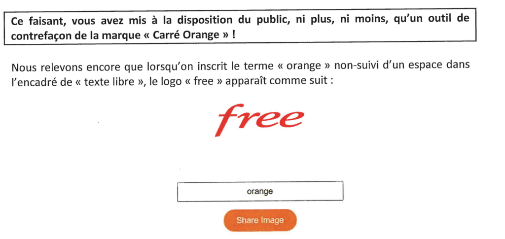 Genérer le vrai logo Orange est impossible. Genérer le vrai logo Orange est impossible.