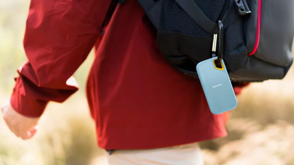 SSD portable SANDISK Extreme // Source : Sandisk SSD portable SANDISK Extreme // Source : Sandisk