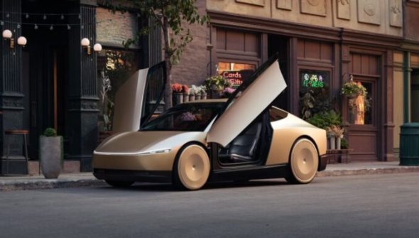 Le Tesla Cybercab  // Source : Tesla