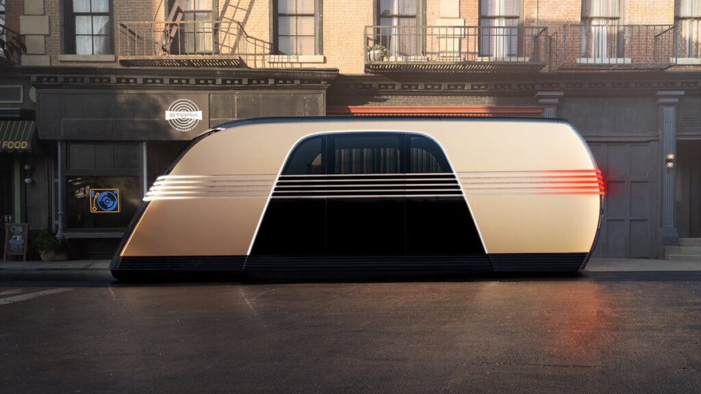 Le Tesla Robovan // Source : Tesla Le Tesla Robovan // Source : Tesla
