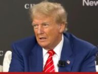 Donald Trump lors de la grande interview Bloomberg. // Source : Bloomberg Donald Trump lors de la grande interview Bloomberg. // Source : Bloomberg