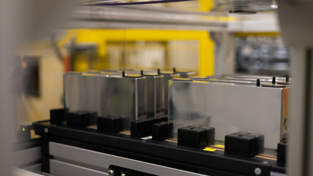Cellule de batterie Northvolt // Source : Northvolt Cellule de batterie Northvolt // Source : Northvolt
