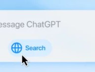 Ce nouveau bouton permet de lancer une recherche depuis le web sur ChatGPT. // Source : OpenAI Ce nouveau bouton permet de lancer une recherche depuis le web sur ChatGPT. // Source : OpenAI