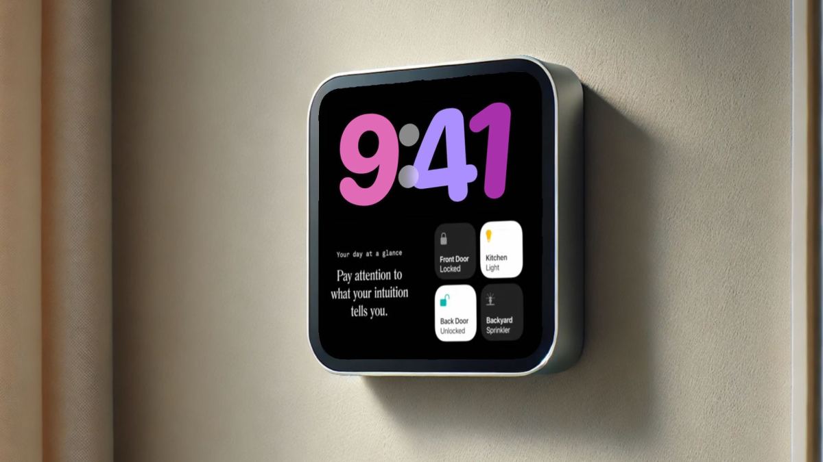Apple HomePad, selon les rumeurs // Source : Montage Numerama Apple HomePad, selon les rumeurs // Source : Montage Numerama