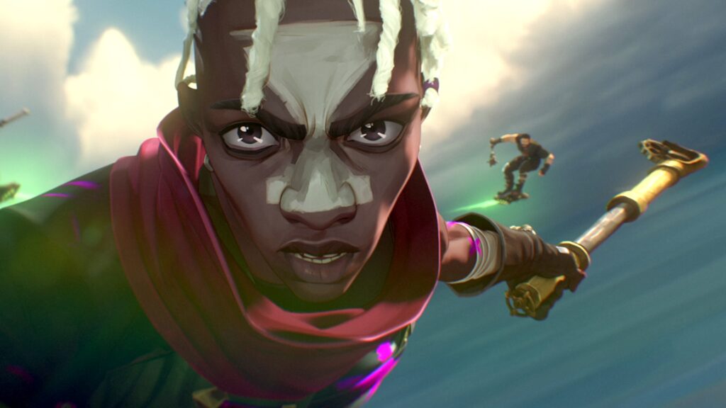 Ekko dans la saison 2 d'Arcane // Source : Netflix Ekko dans la saison 2 d'Arcane // Source : Netflix