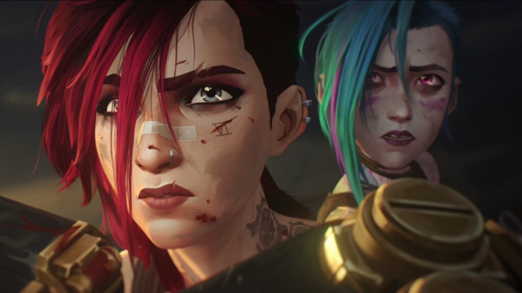 Vi et Jinx dans Arcane // Source : Netflix Vi et Jinx dans Arcane // Source : Netflix