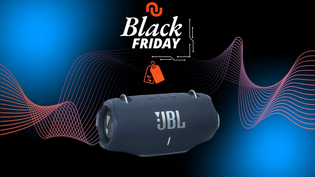Enceinte portable JBL Xtreme 4 // Source : Montage Numerama Enceinte portable JBL Xtreme 4 // Source : Montage Numerama
