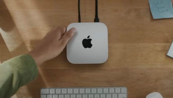 Mac mini équipé d'une puce M4 // Source : Apple Mac mini équipé d'une puce M4 // Source : Apple
