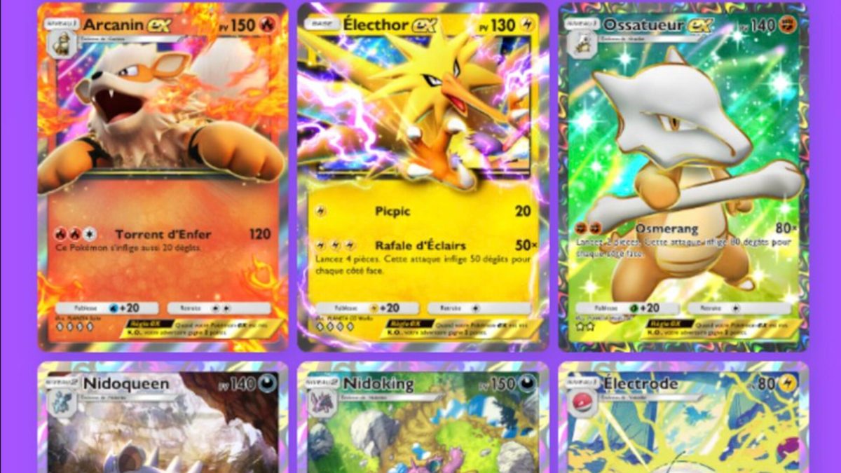 Des cartes rares dans Pokémon Pocket // Source : X Des cartes rares dans Pokémon Pocket // Source : X