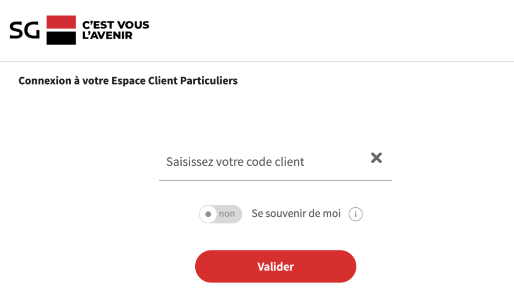 Un site clone de la Société Générale. // Source : Numerama Un site clone de la Société Générale. // Source : Numerama