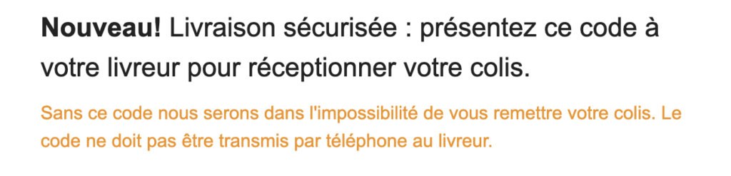 Capture d'écran du mail envoyé par la Poste sur le nouveau service Colissimo Capture d'écran du mail envoyé par la Poste sur le nouveau service Colissimo